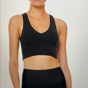 Alo yoga real bra  tank black
